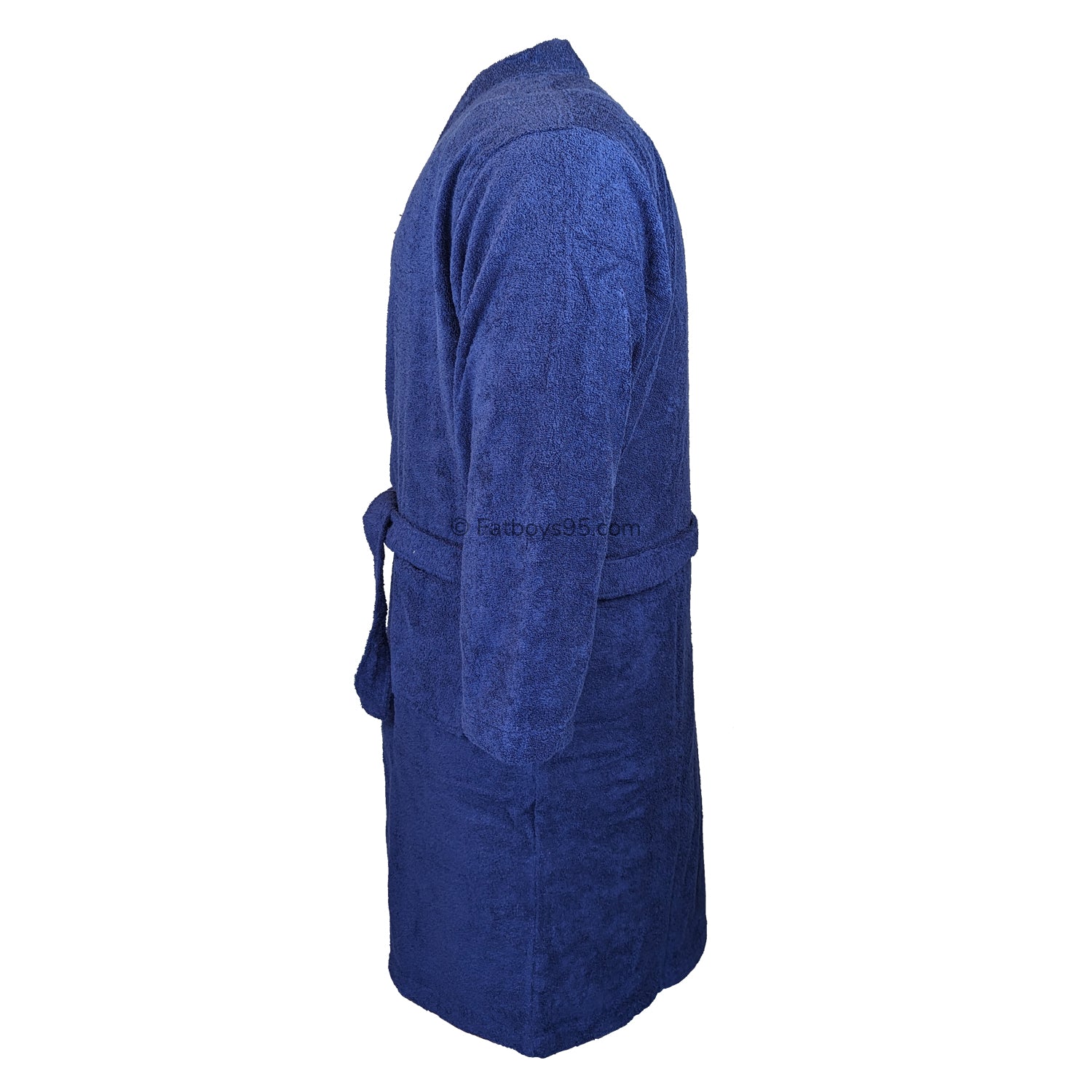 Espionage Dressing Gown - PJ093 - Navy 3