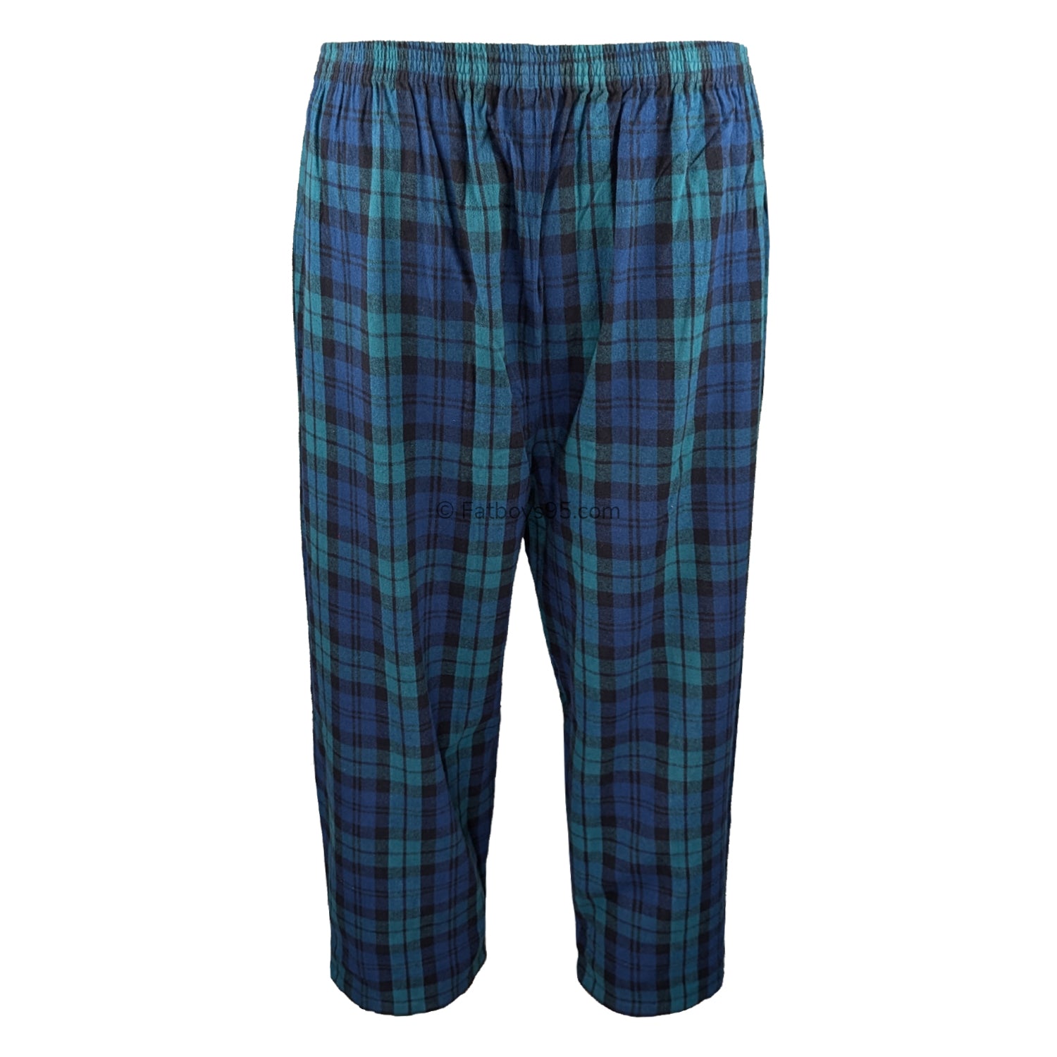 Espionage Brushed Check PJs (Shirt & Trousers) - PJ151 - Navy / Green 11