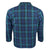 Espionage Brushed Check PJs (Shirt & Trousers) - PJ151 - Navy / Green 4