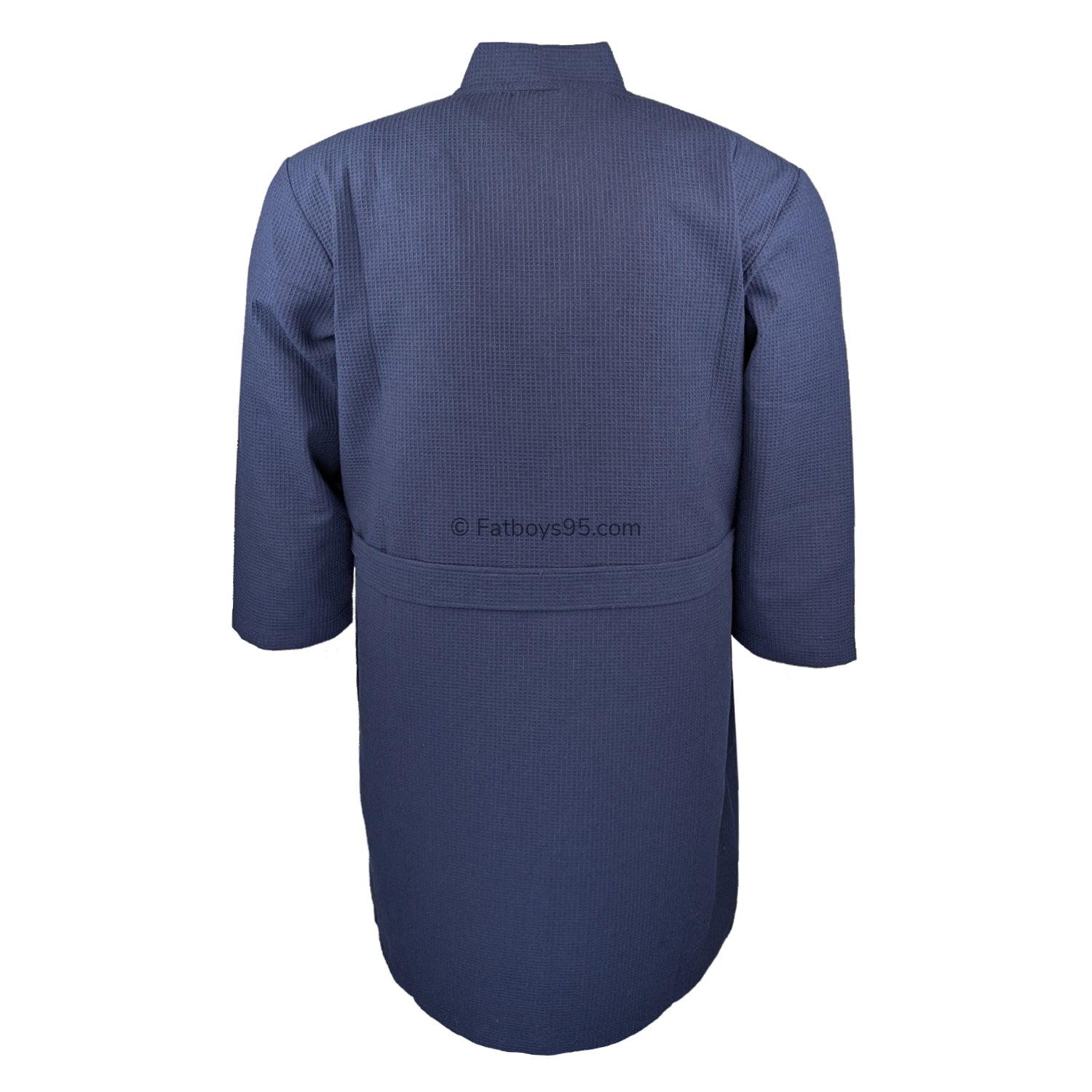 Espionage Waffle Dressing Gown - PJ158 - Navy 3