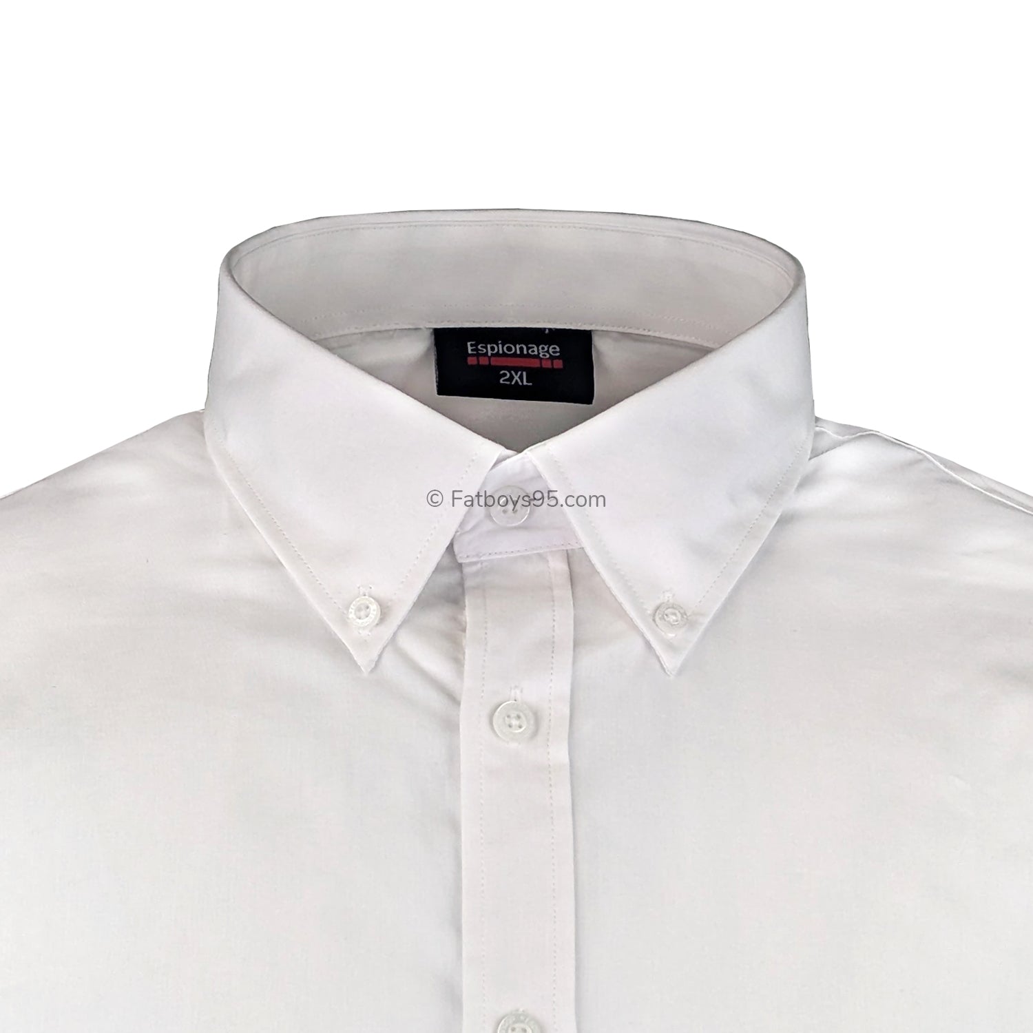 Espionage Button Collar L/S Shirt - SH150 - White 2