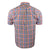 Espionage Check S/S Shirt - SH376 - Royal / Brown / Orange 3