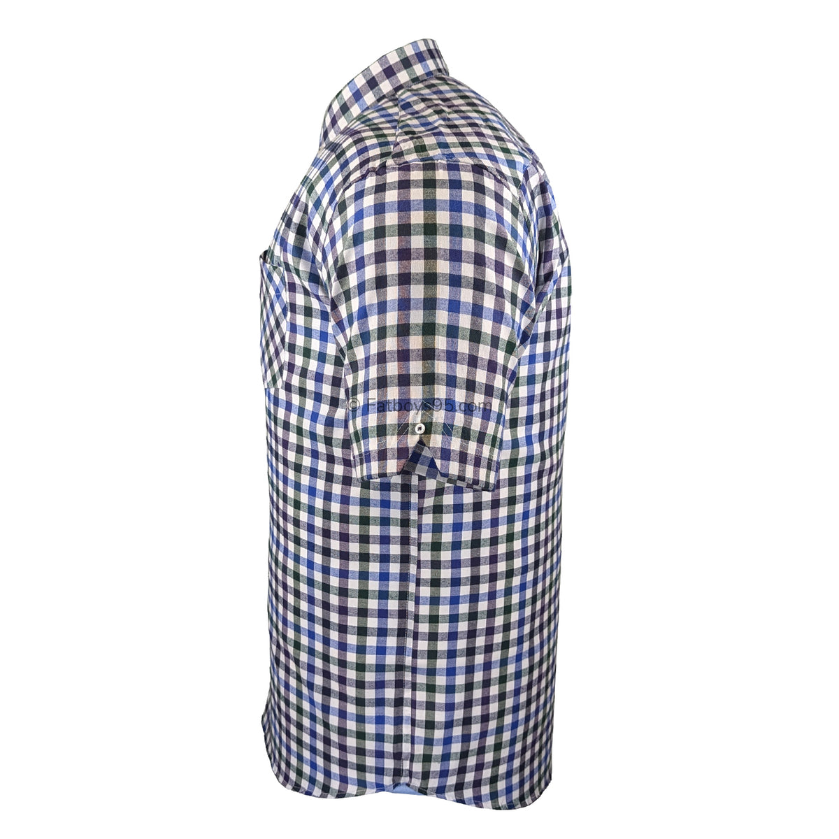 Espionage Check S/S Shirt - SH376 - Royal / Purple / Bottle 5