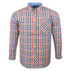 Royal / Brown / Orange
