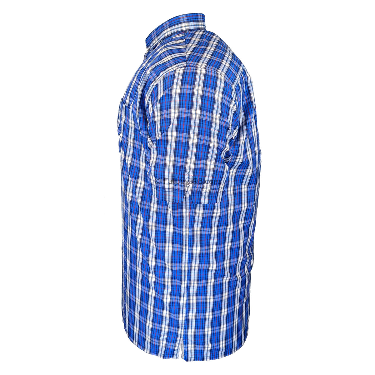 Espionage S/S Shirt - SH383 - Royal / White 4