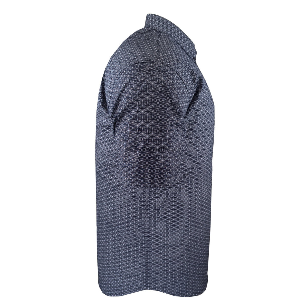 Espionage Geo Print S/S Shirt - SH402 - Navy 4