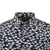 Espionage Palm Print S/S Shirt - SH411 - Navy / Ecru 2