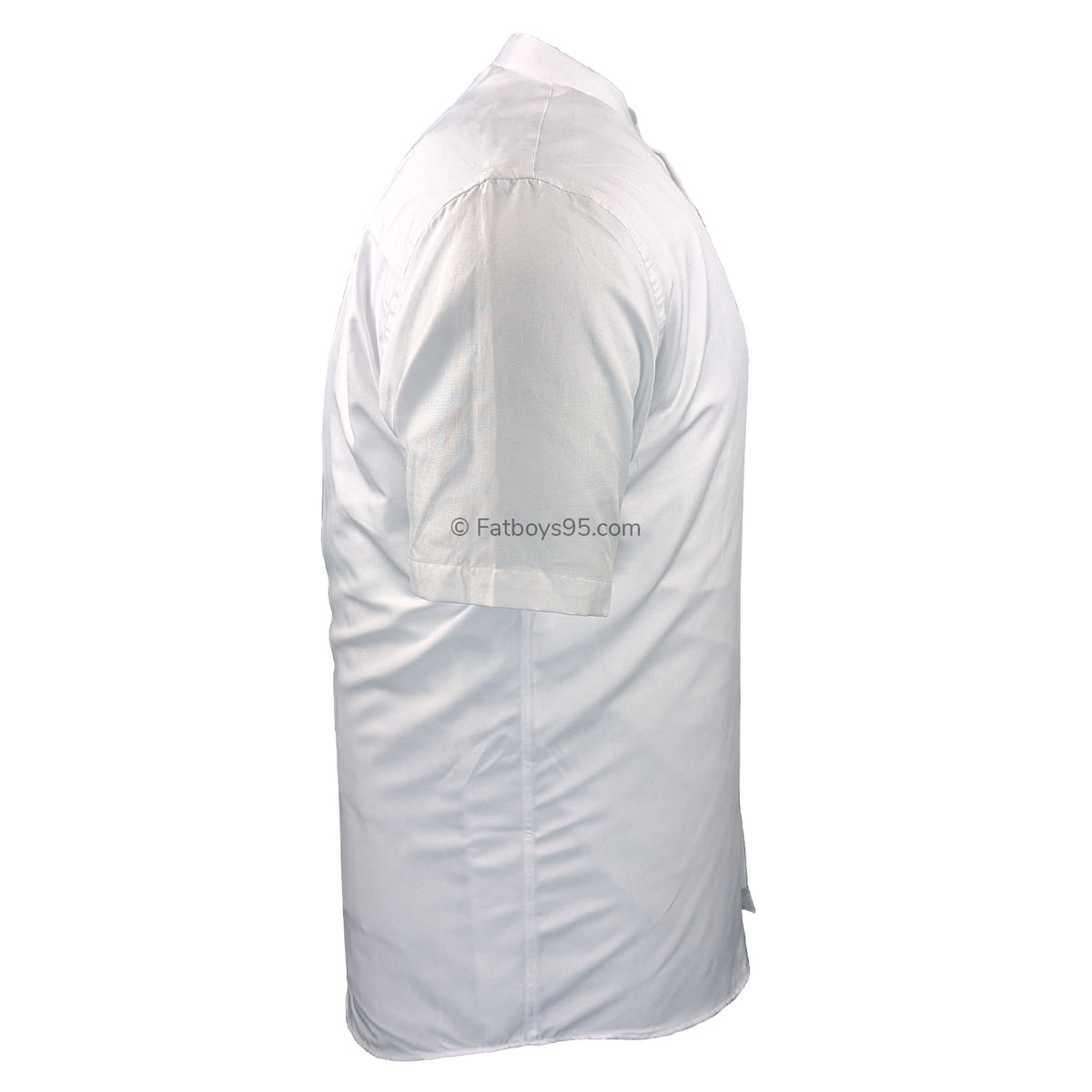 Espionage S/S Grandad Collar Oxford Shirt - SH416 - White 5