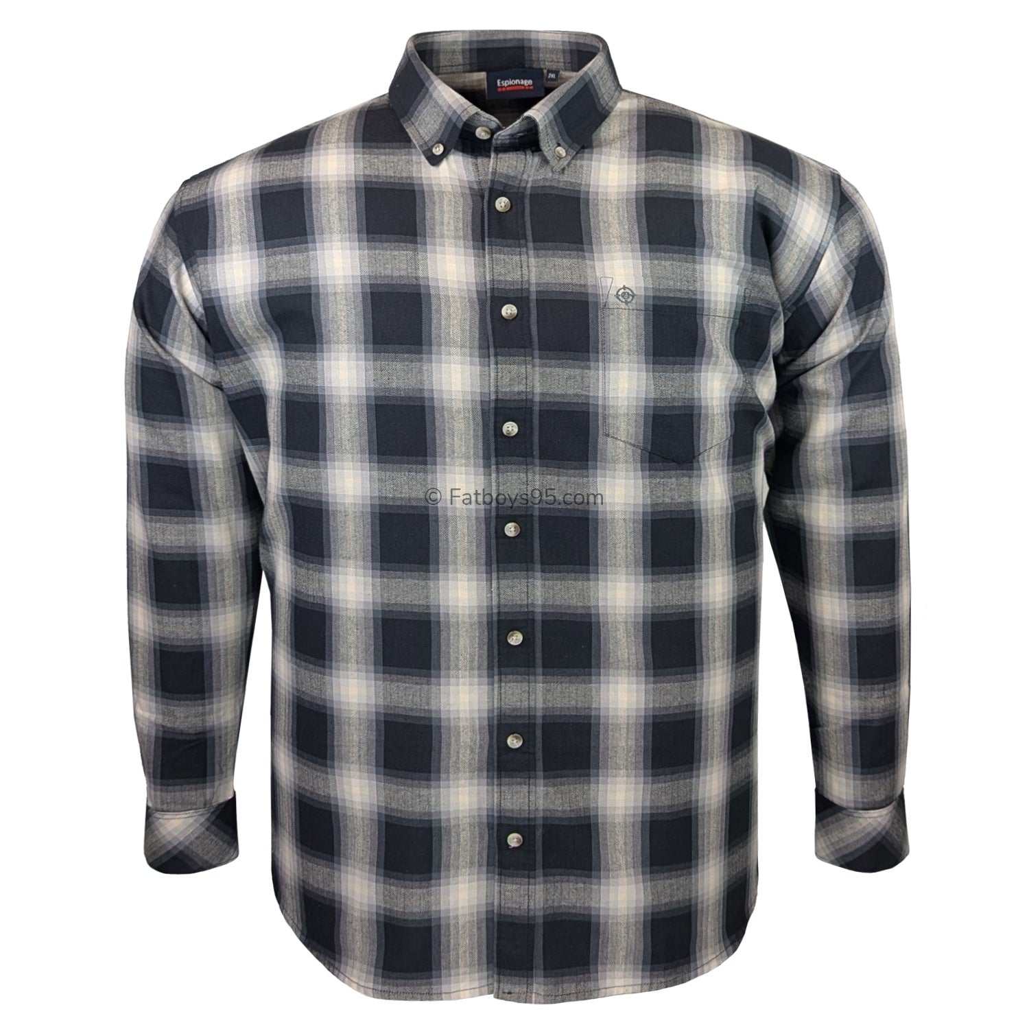 Espionage L/S Shirt - SH419 - Black / Grey