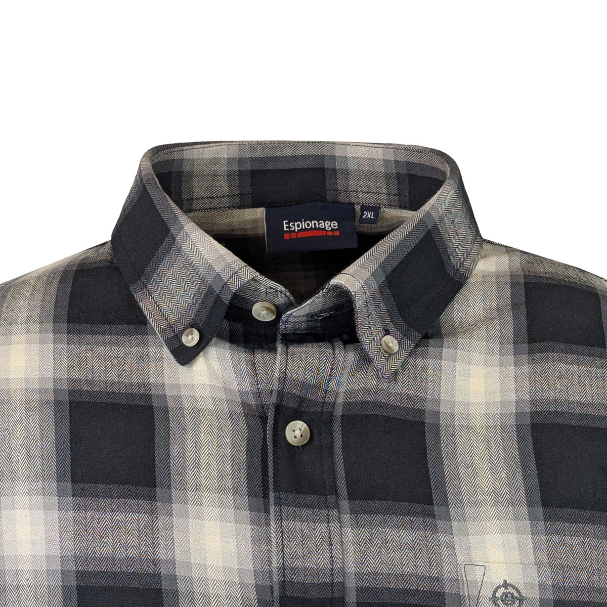 Espionage L/S Shirt - SH419 - Black / Grey 2