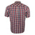 Espionage Check S/S Shirt - SH422 - Red / Navy 3