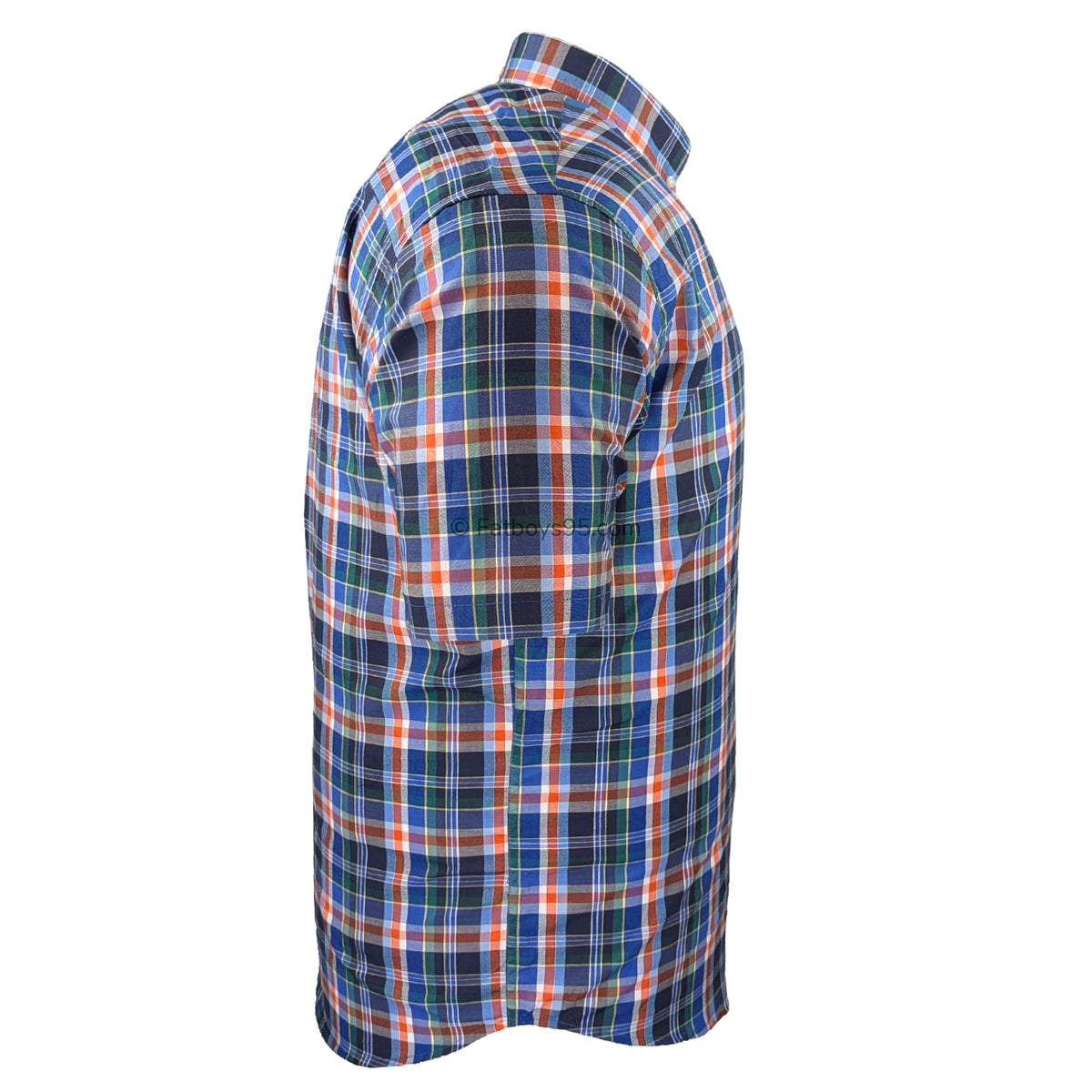 Espionage Check S/S Shirt - SH436 - Blue 5