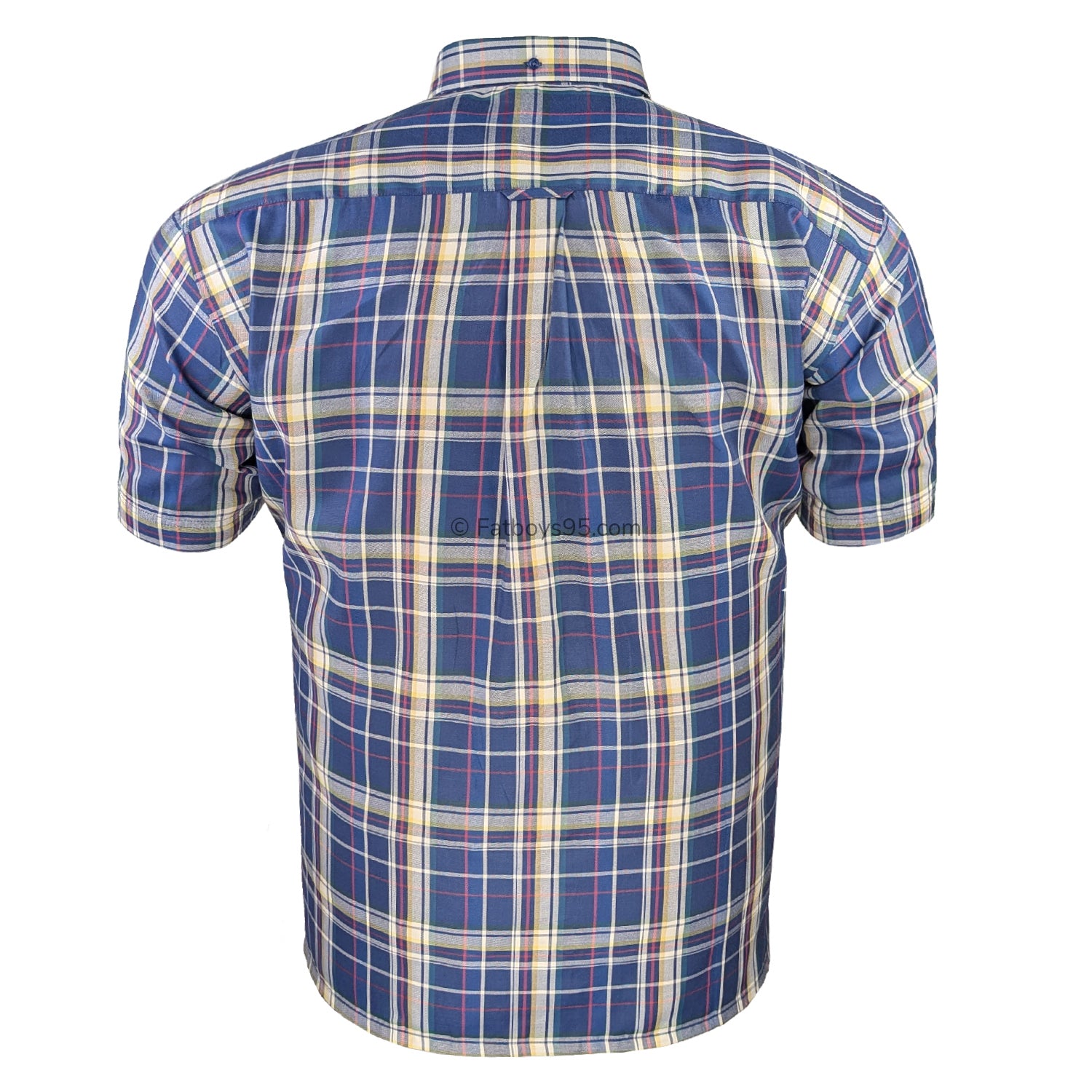 Espionage Check S/S Shirt - SH447 - Navy 3