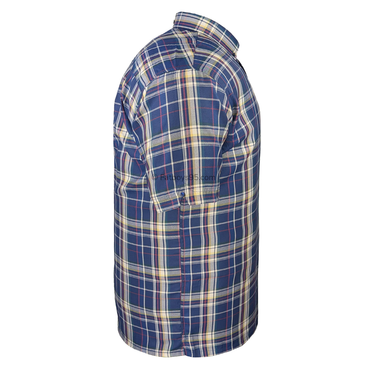 Espionage Check S/S Shirt - SH447 - Navy 5