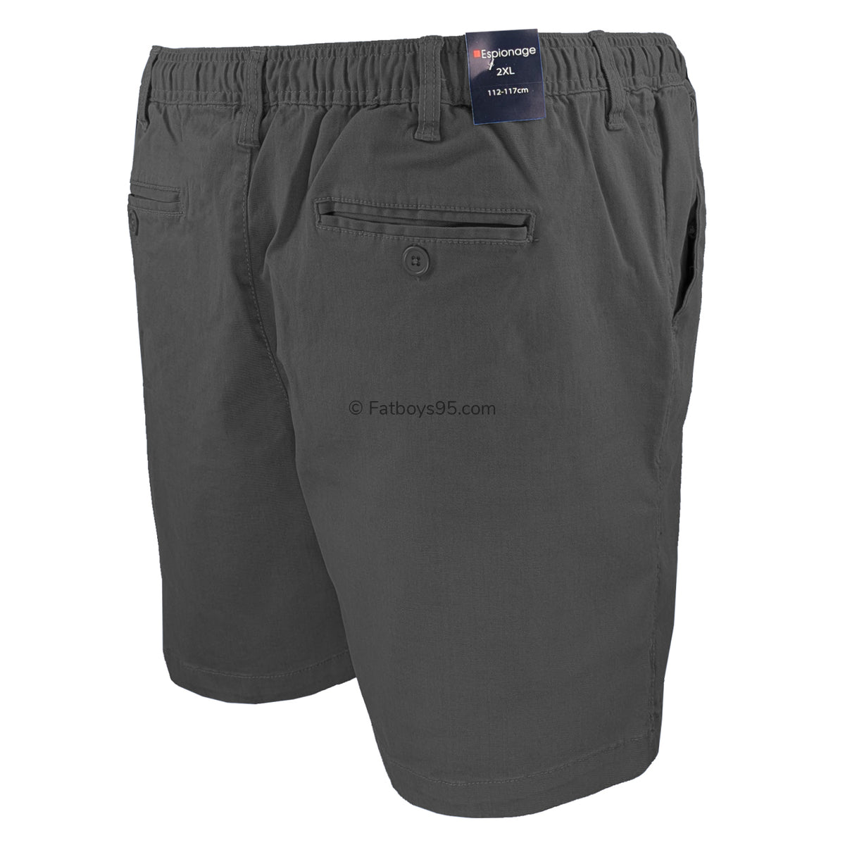 Espionage Stretch Rugby Shorts - ST019A - Charcoal 5