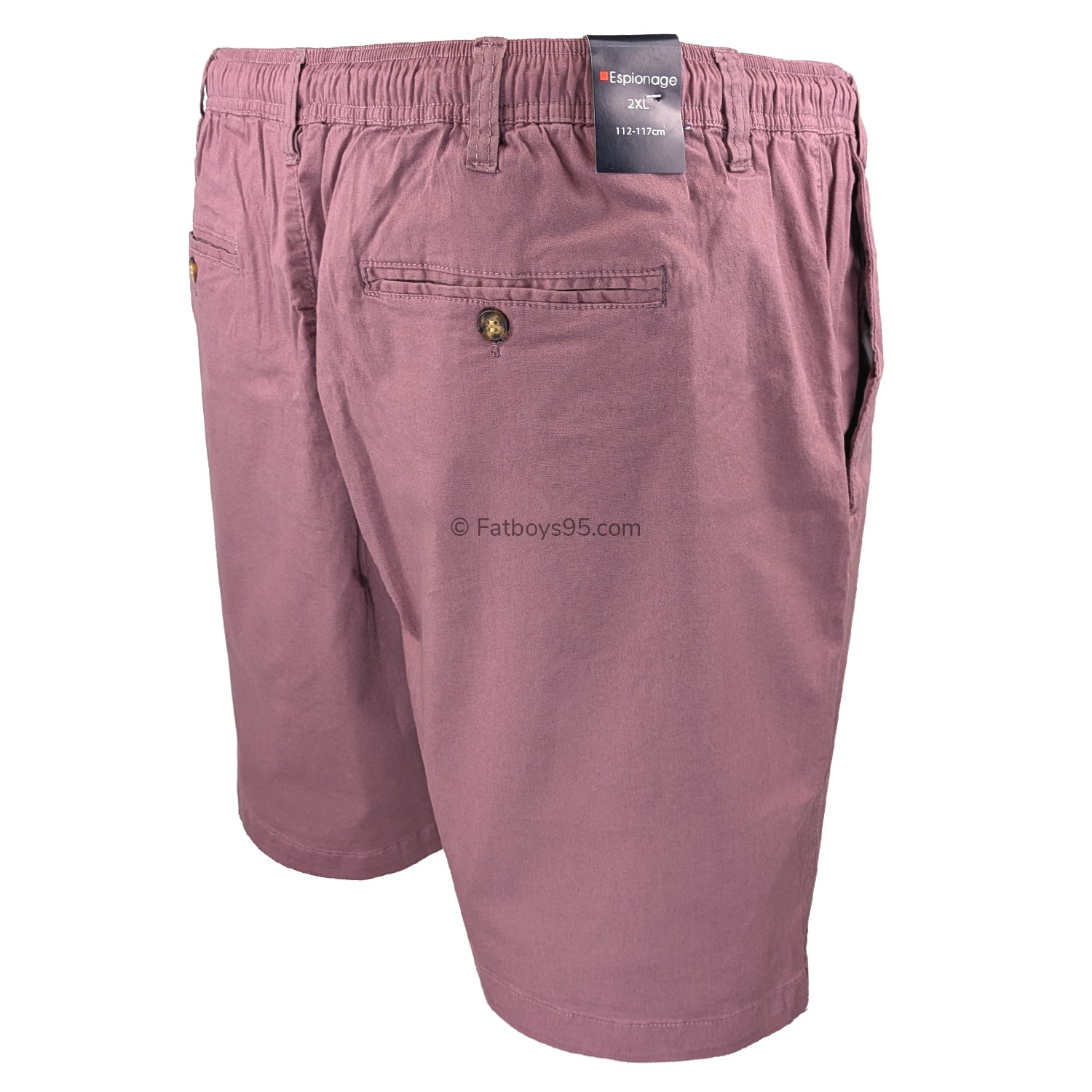 Espionage Stretch Rugby Shorts - ST019A - Dark Pink 5
