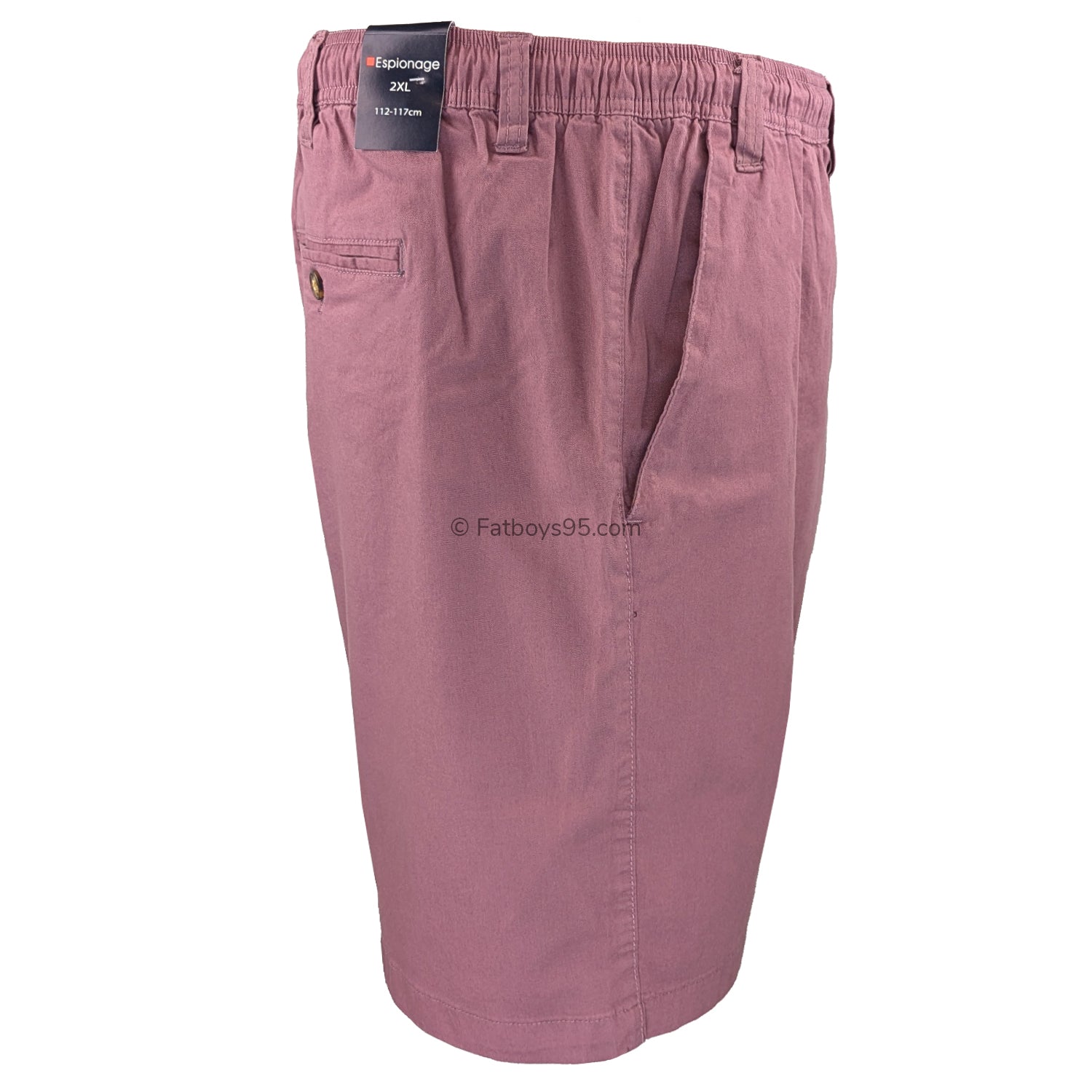 Espionage Stretch Rugby Shorts - ST019A - Dark Pink 6