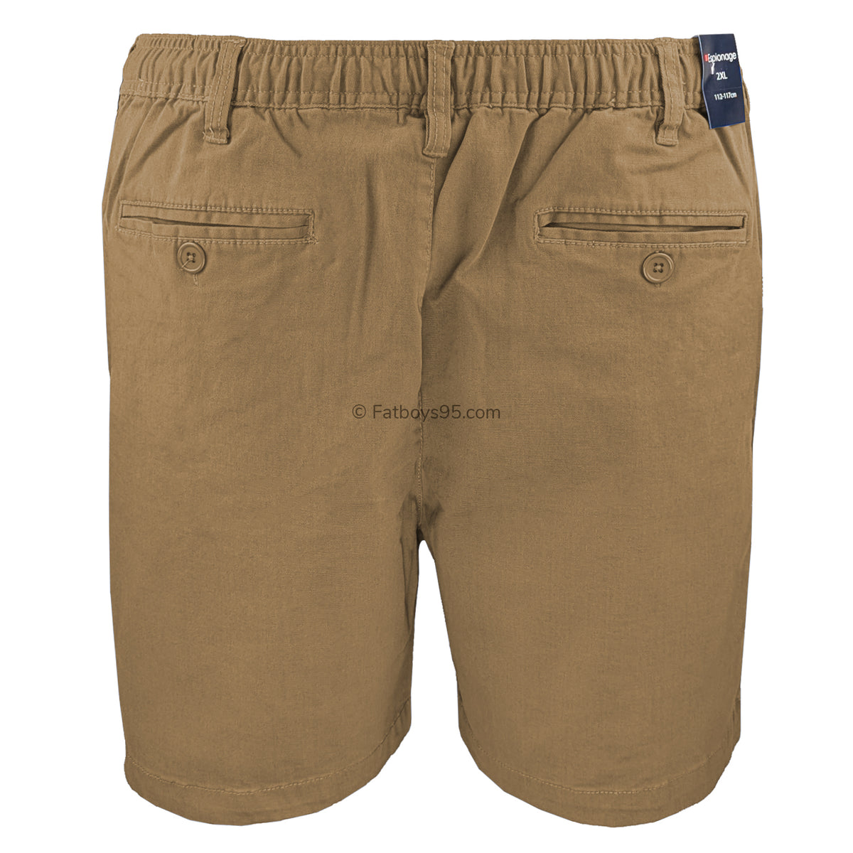 Espionage Stretch Rugby Shorts - ST019A - Dark Sand 4