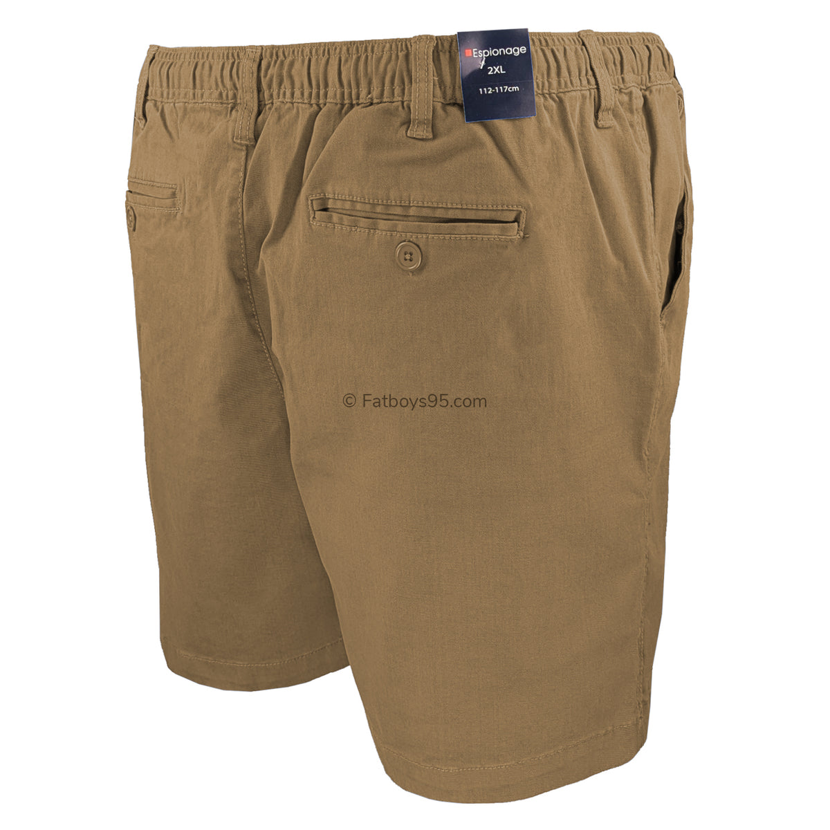 Espionage Stretch Rugby Shorts - ST019A - Dark Sand 5