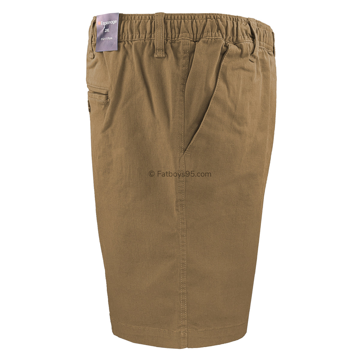 Espionage Stretch Rugby Shorts - ST019A - Dark Sand 6