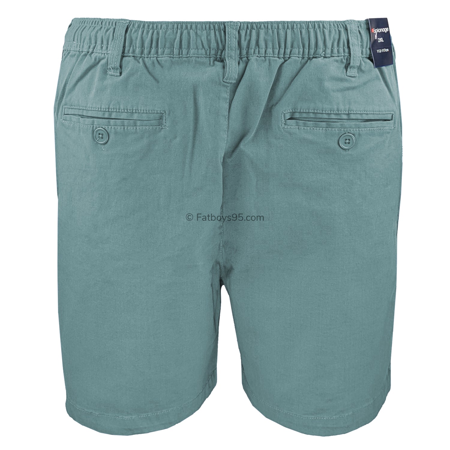 Espionage Stretch Rugby Shorts - ST019A - Duck Egg 4