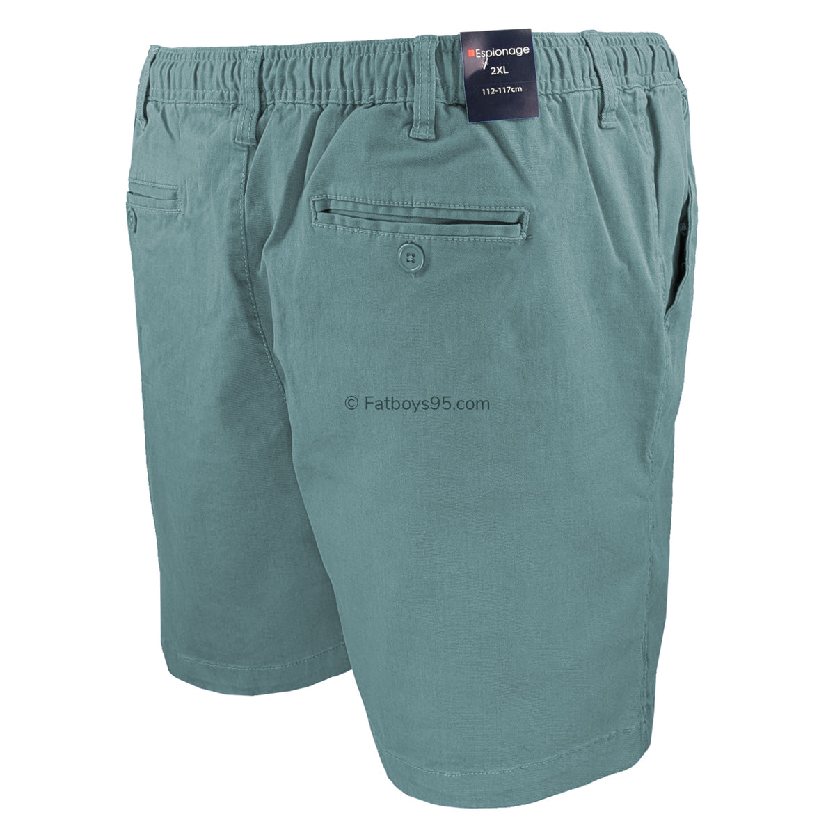 Espionage Stretch Rugby Shorts - ST019A - Duck Egg 5