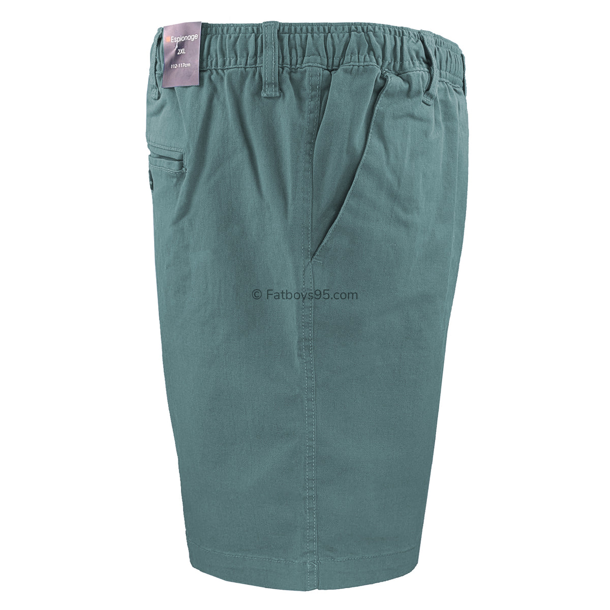 Espionage Stretch Rugby Shorts - ST019A - Duck Egg 6