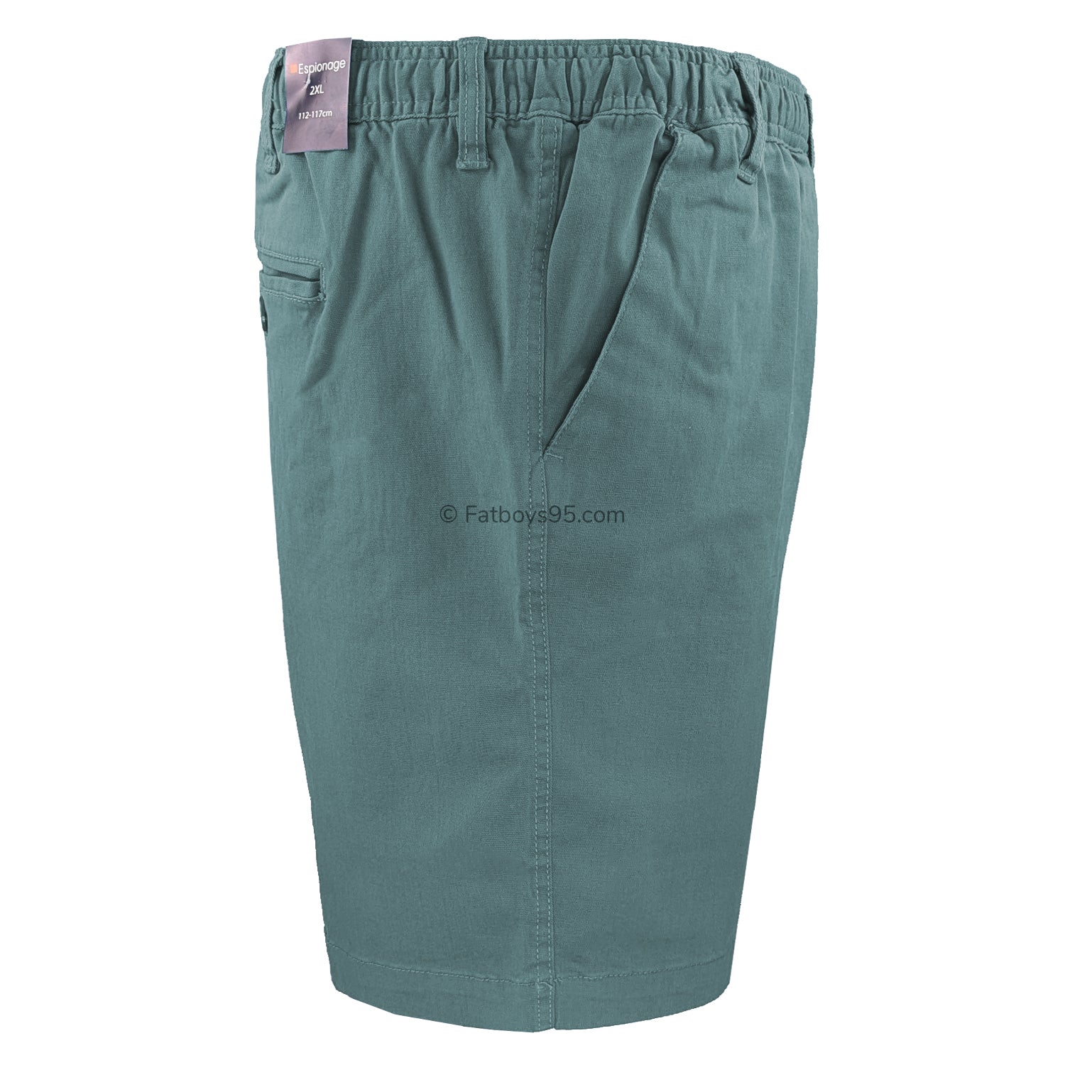 Espionage Stretch Rugby Shorts - ST019A - Duck Egg 6