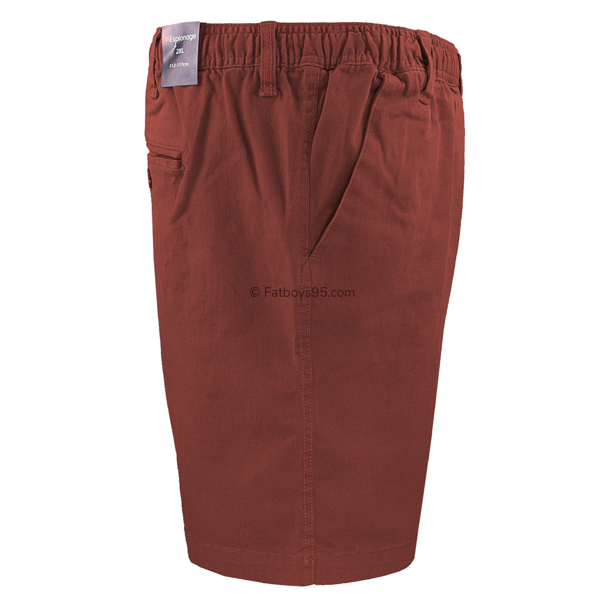 Espionage Stretch Rugby Shorts - ST019A - Soft Red 6