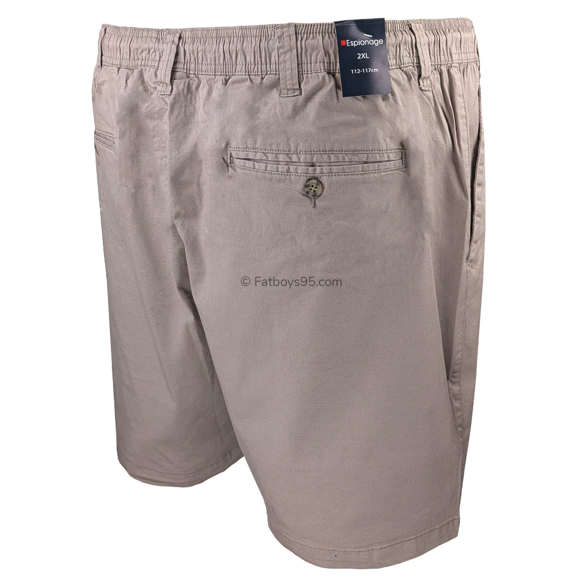 Espionage Stretch Rugby Shorts - ST019A - Soft Taupe 5