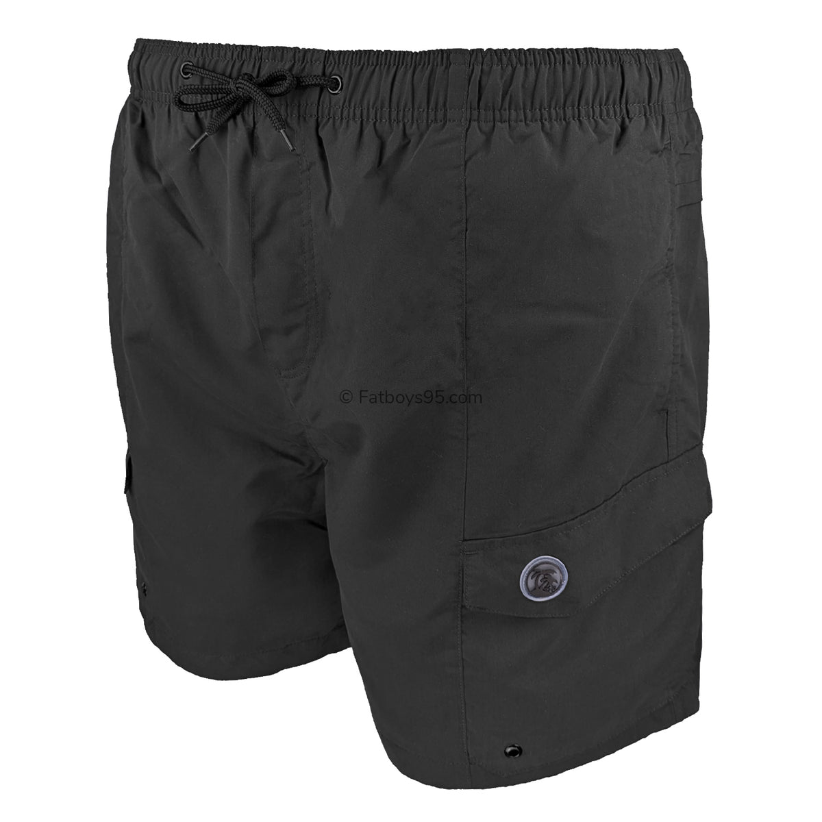 Espionage Cargo Swim Shorts - SW093 - Black
