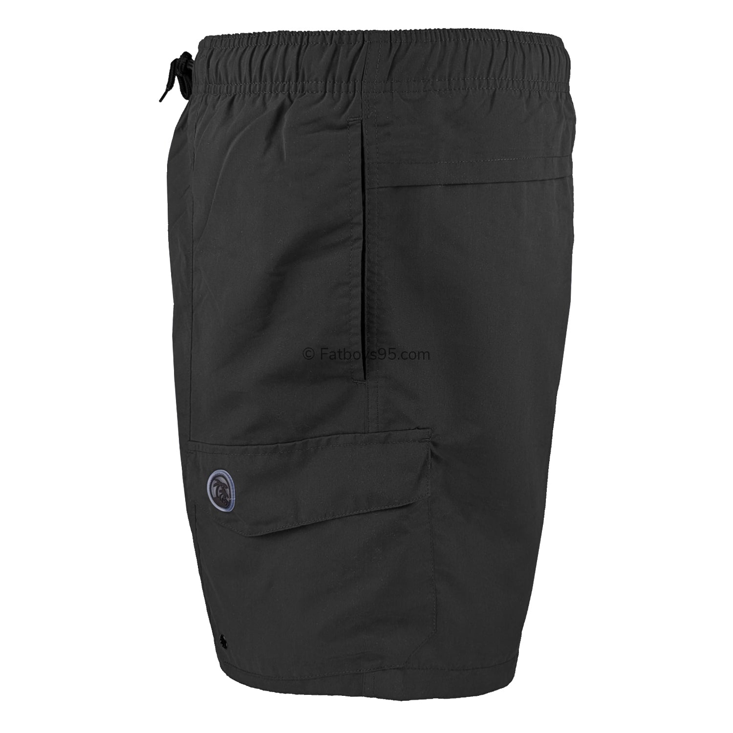 Espionage Cargo Swim Shorts - SW093 - Black