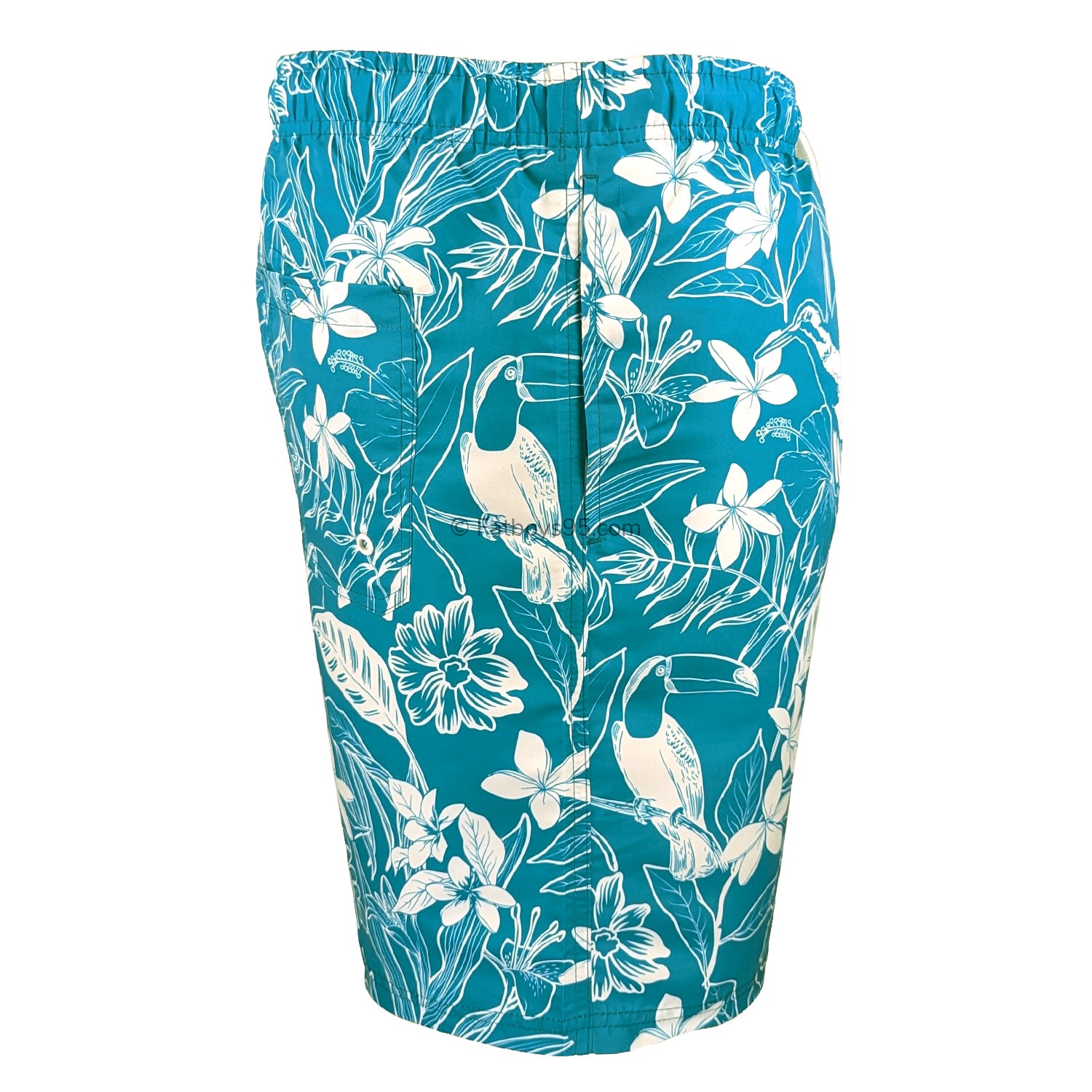 Espionage Hawaiian Swim Shorts - SW105 - Blue 6