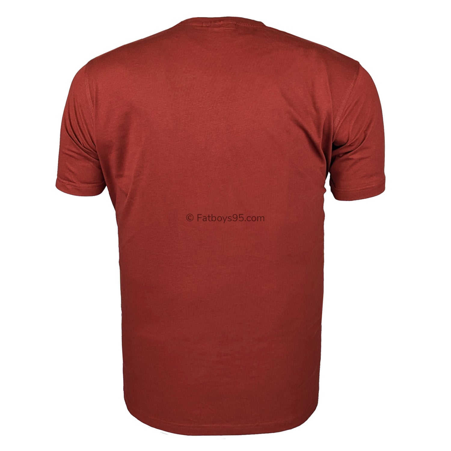 Espionage Plain Round Neck T-Shirt - T015 - Burnt Orange