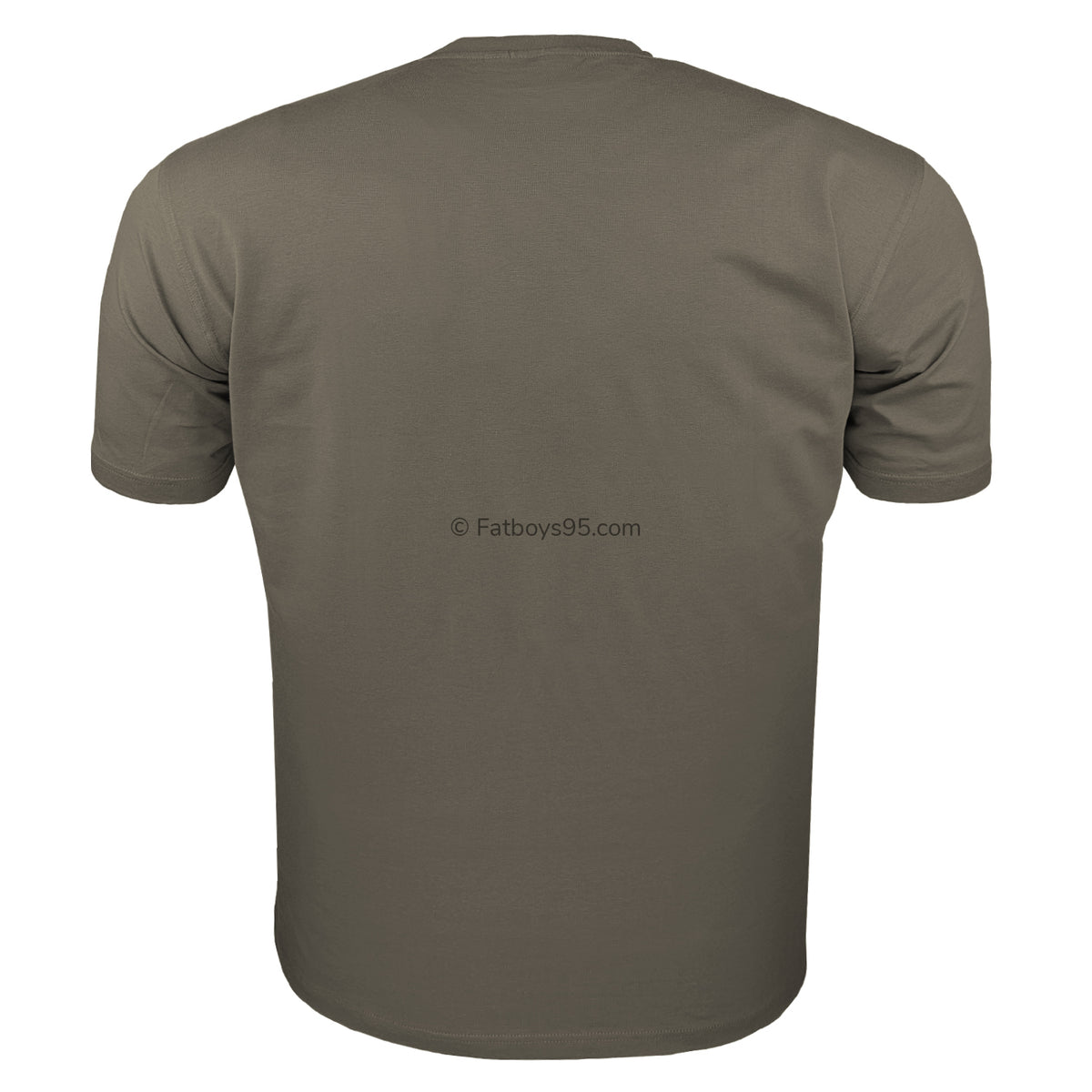 Espionage Plain Round Neck T-Shirt - T015 - Coffee 3