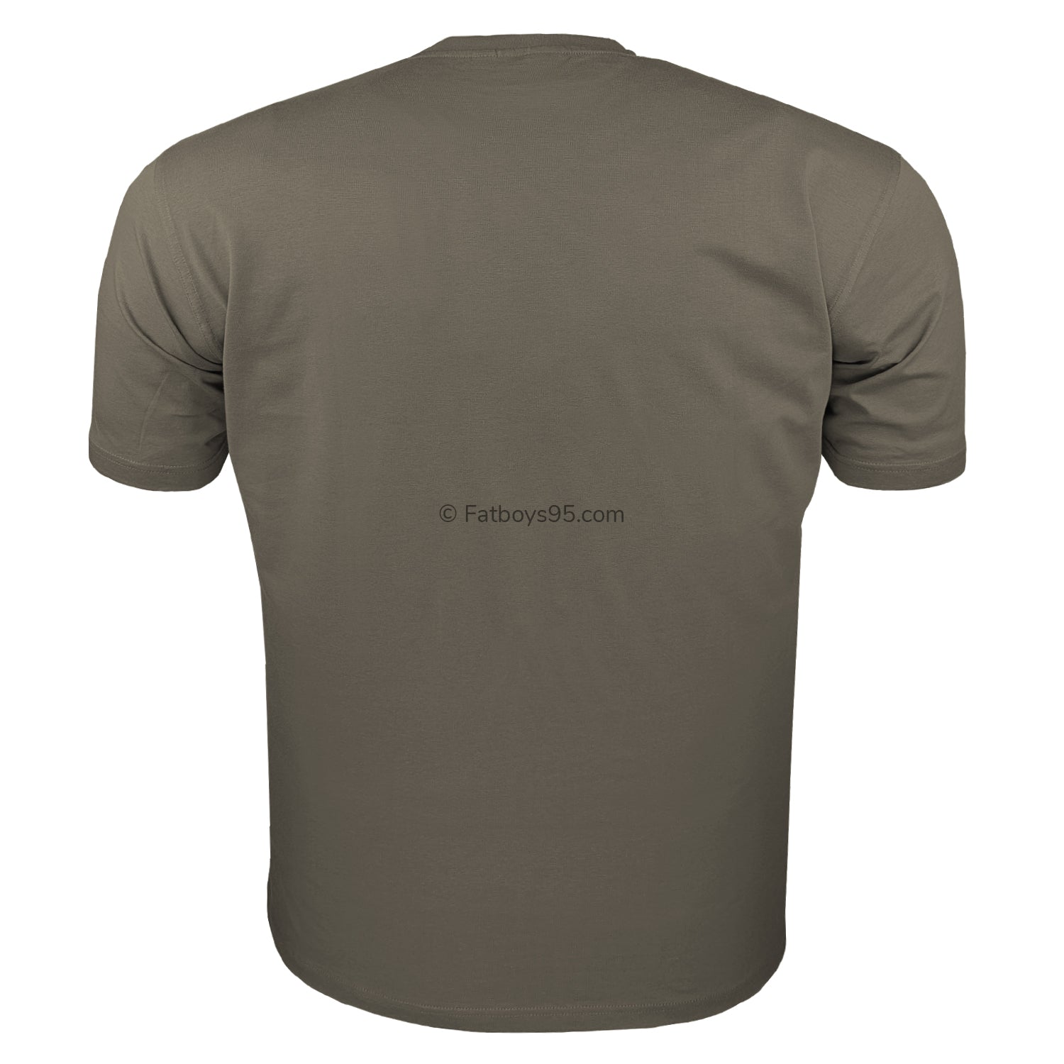 Espionage Plain Round Neck T-Shirt - T015 - Coffee 3