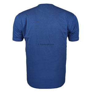 Espionage Plain Round Neck T-Shirt - T015 - Dark Blue 3