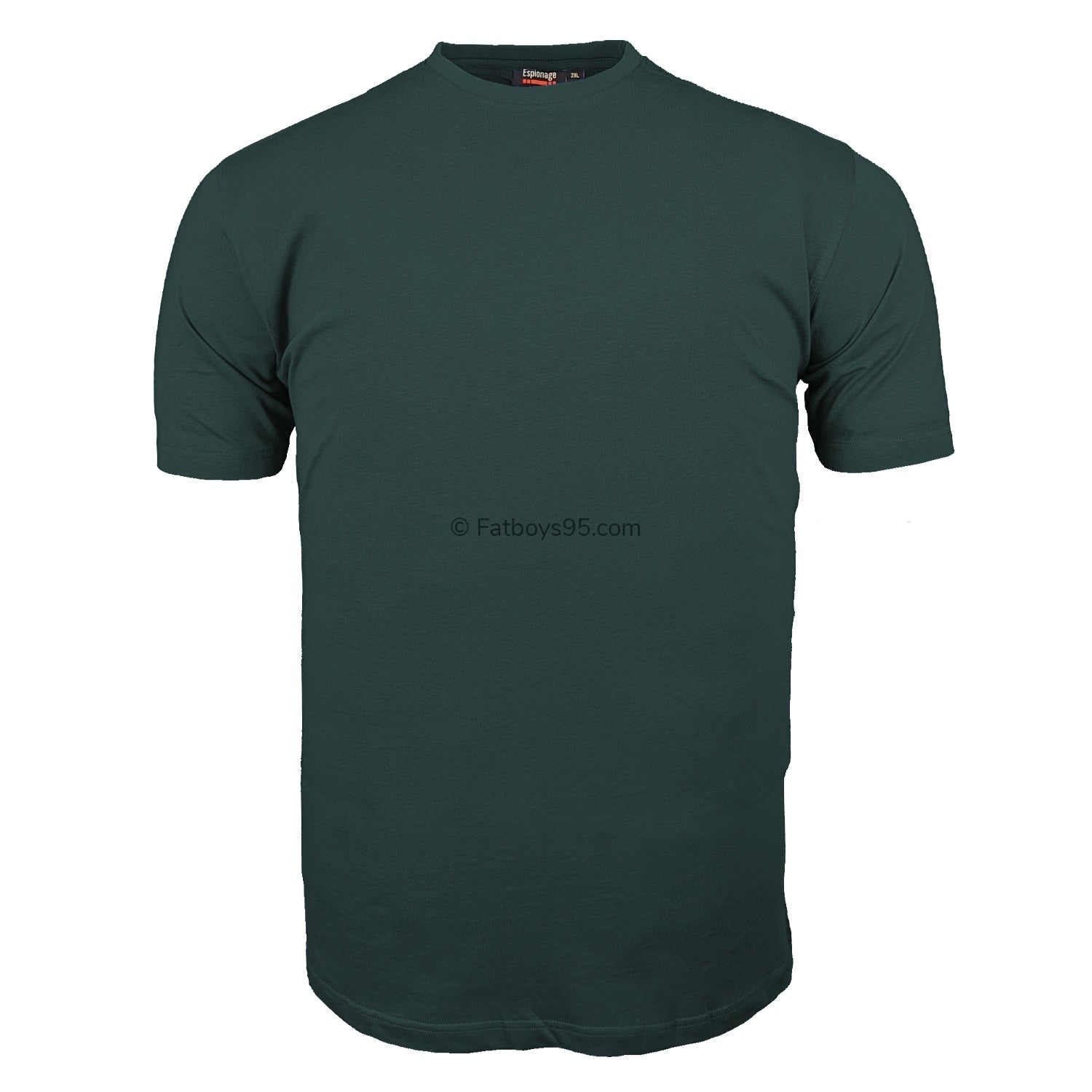 Espionage Plain Round Neck T-Shirt - T015 - Dark Teal 1