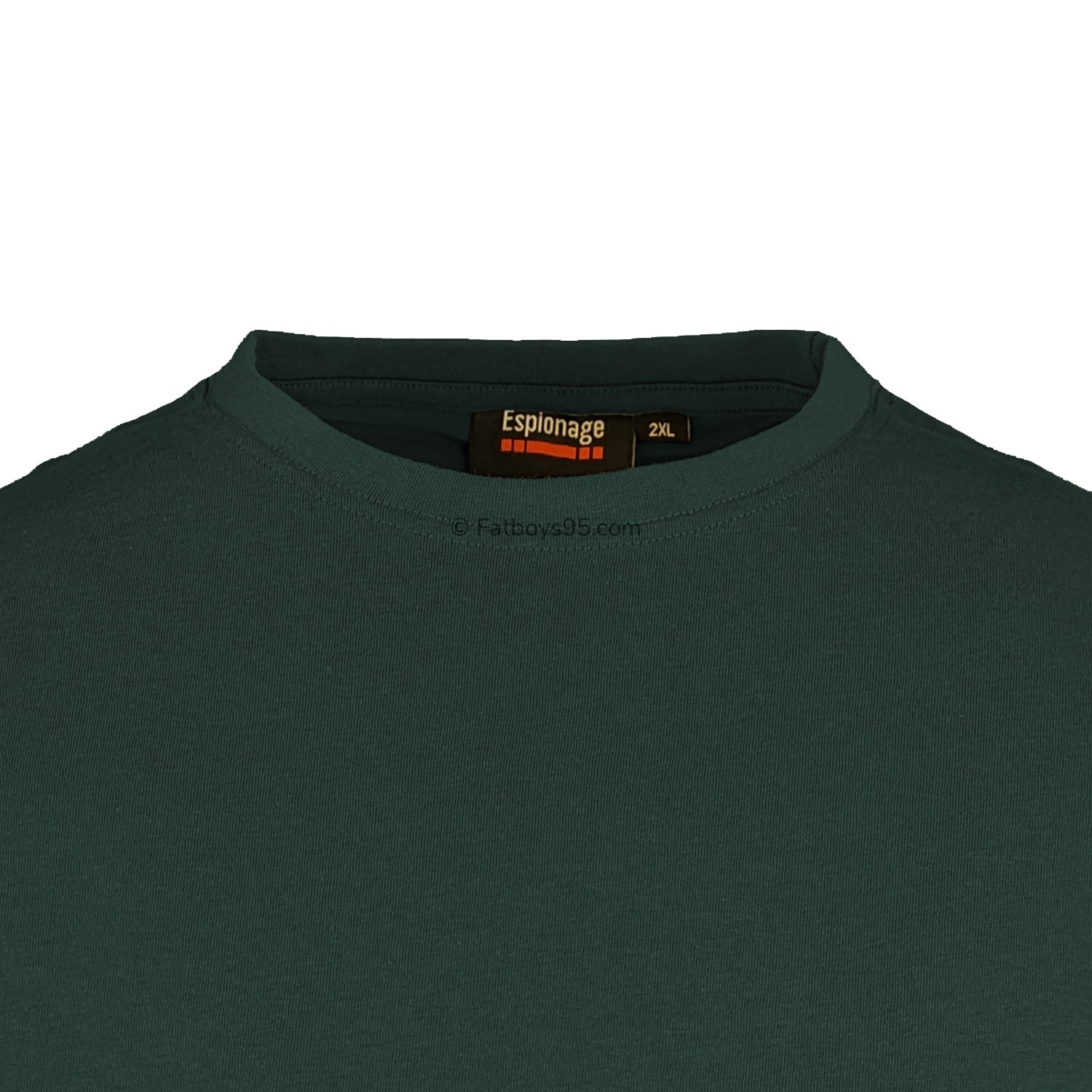 Espionage Plain Round Neck T-Shirt - T015 - Dark Teal 2