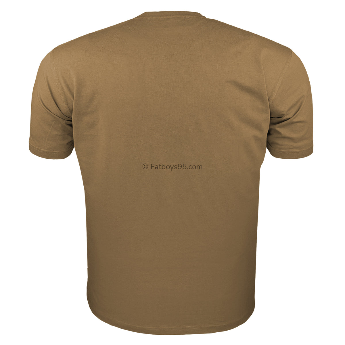 Espionage Plain Round Neck T-Shirt - T015 - Ochre 3