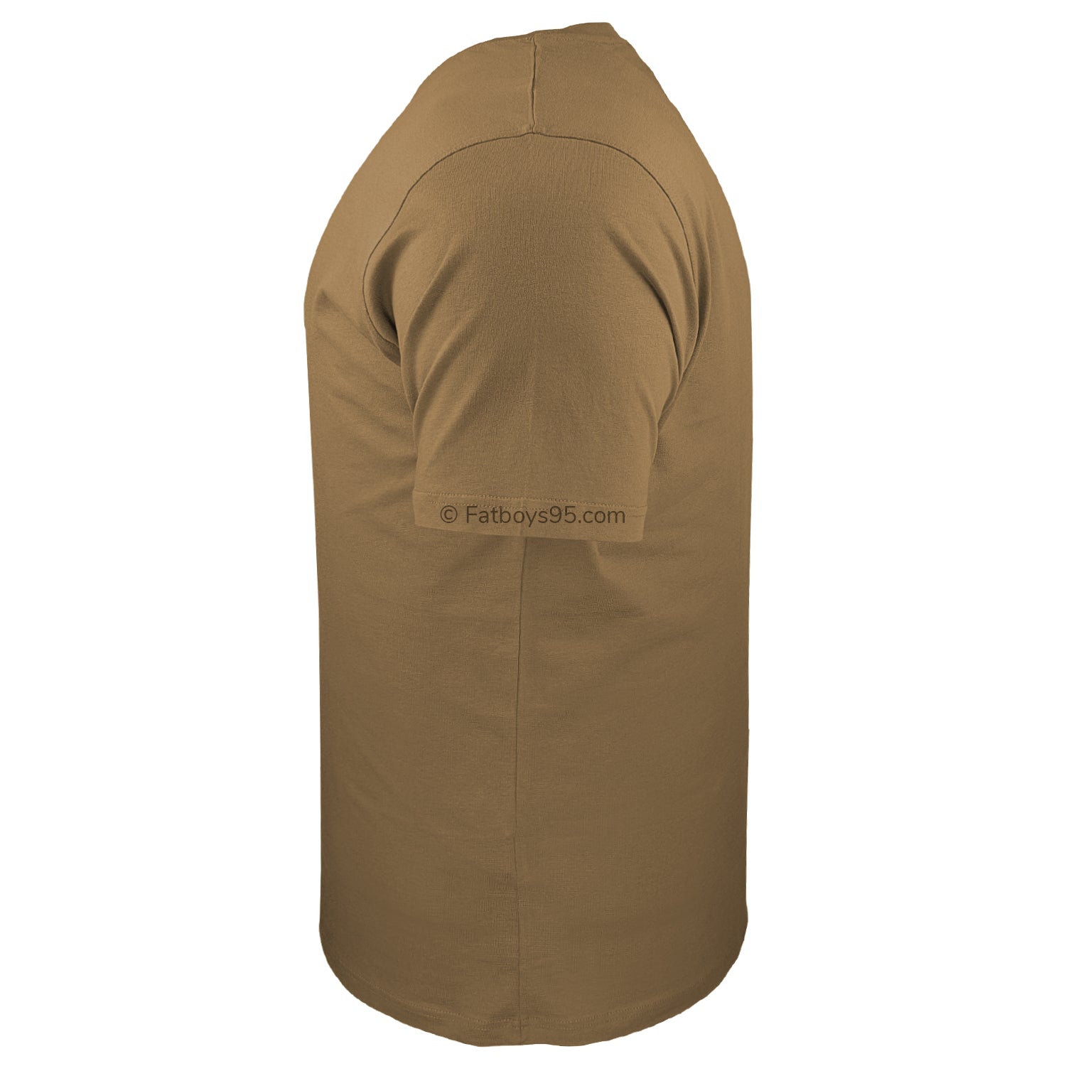 Espionage Plain Round Neck T-Shirt - T015 - Ochre 4