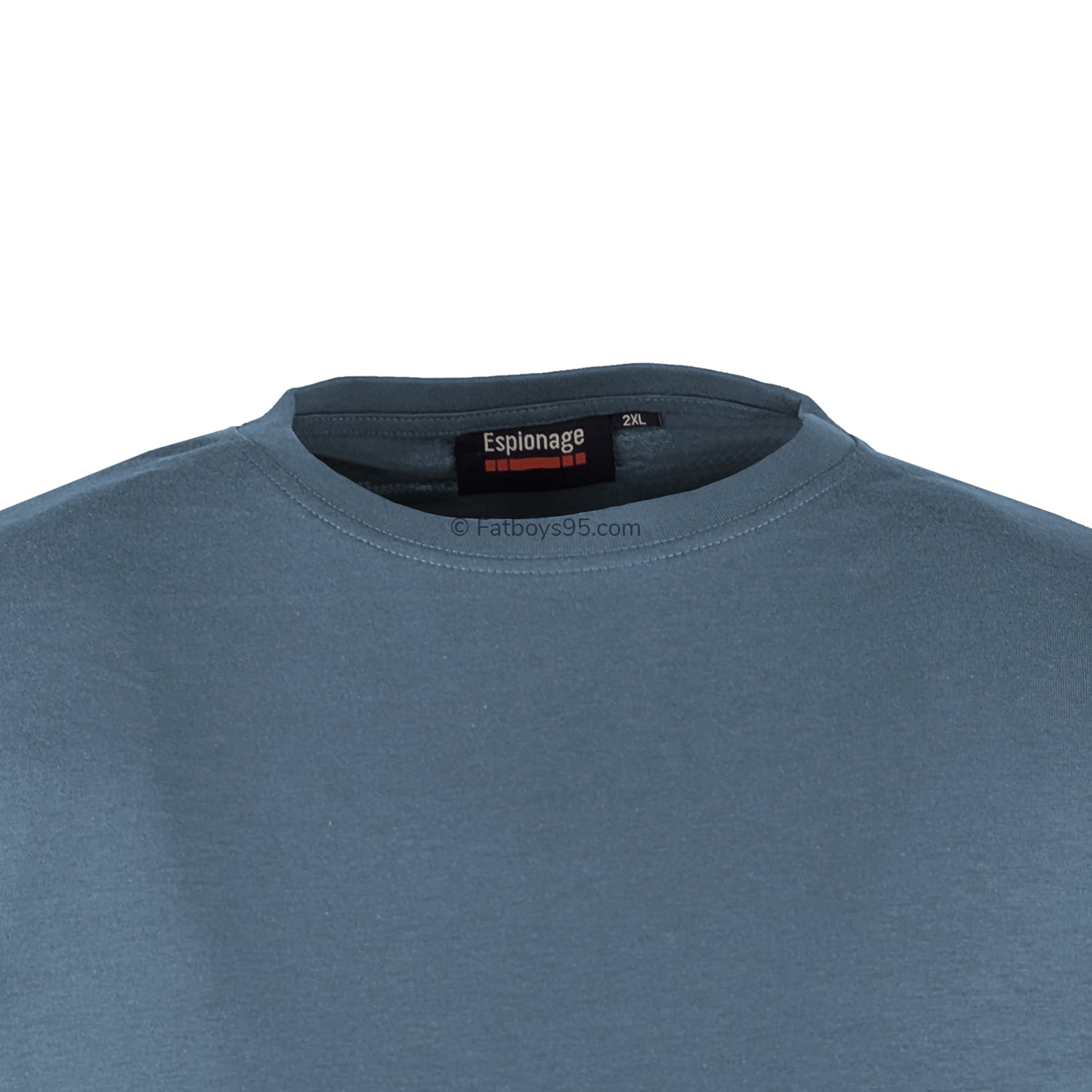Espionage Plain Round Neck T-Shirt - T015 - Orion Blue 2