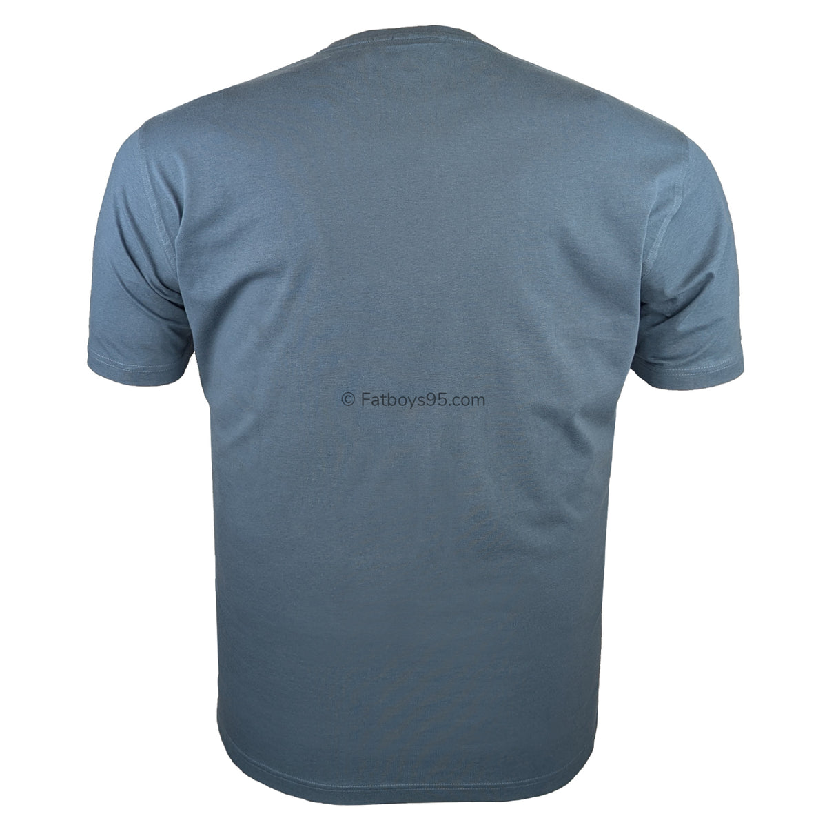 Espionage Plain Round Neck T-Shirt - T015 - Orion Blue 3