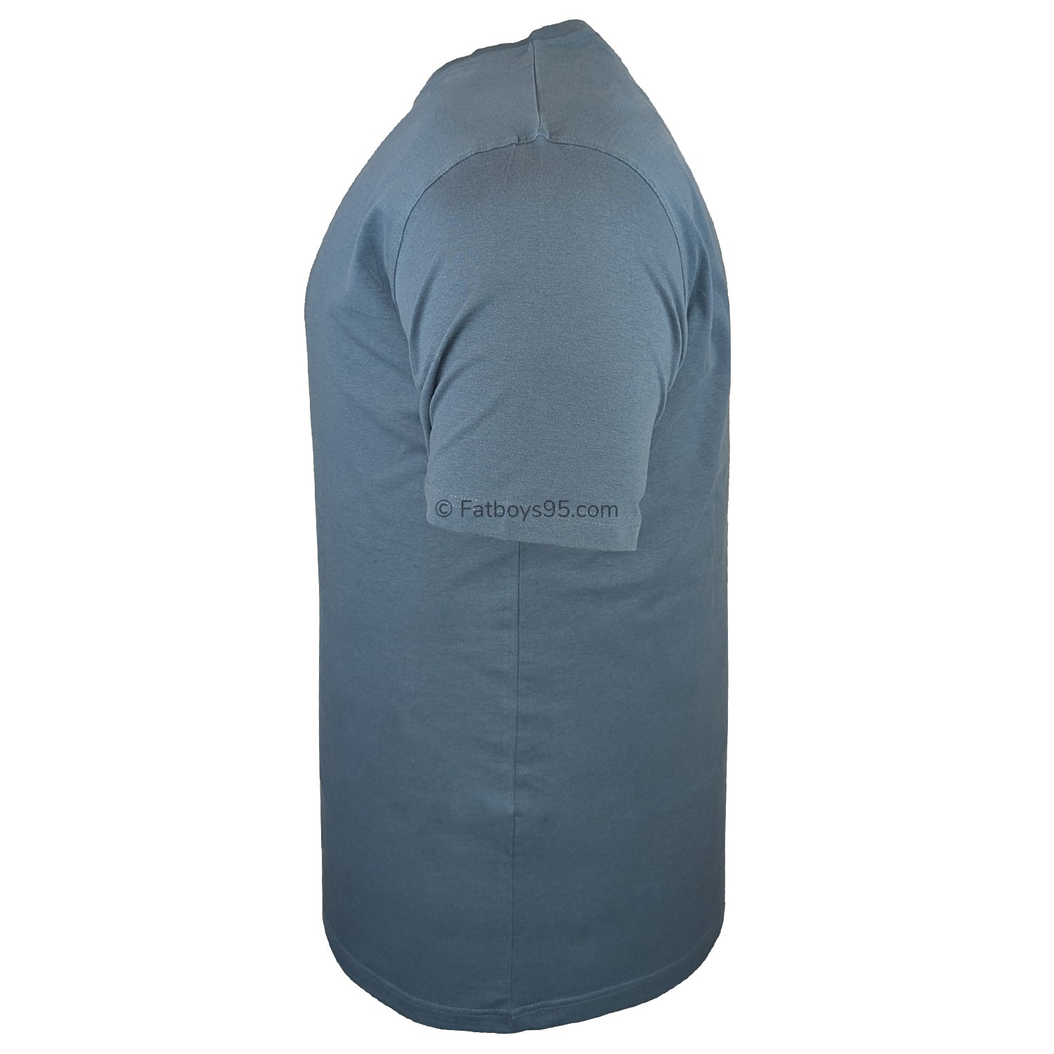 Espionage Plain Round Neck T-Shirt - T015 - Orion Blue 4