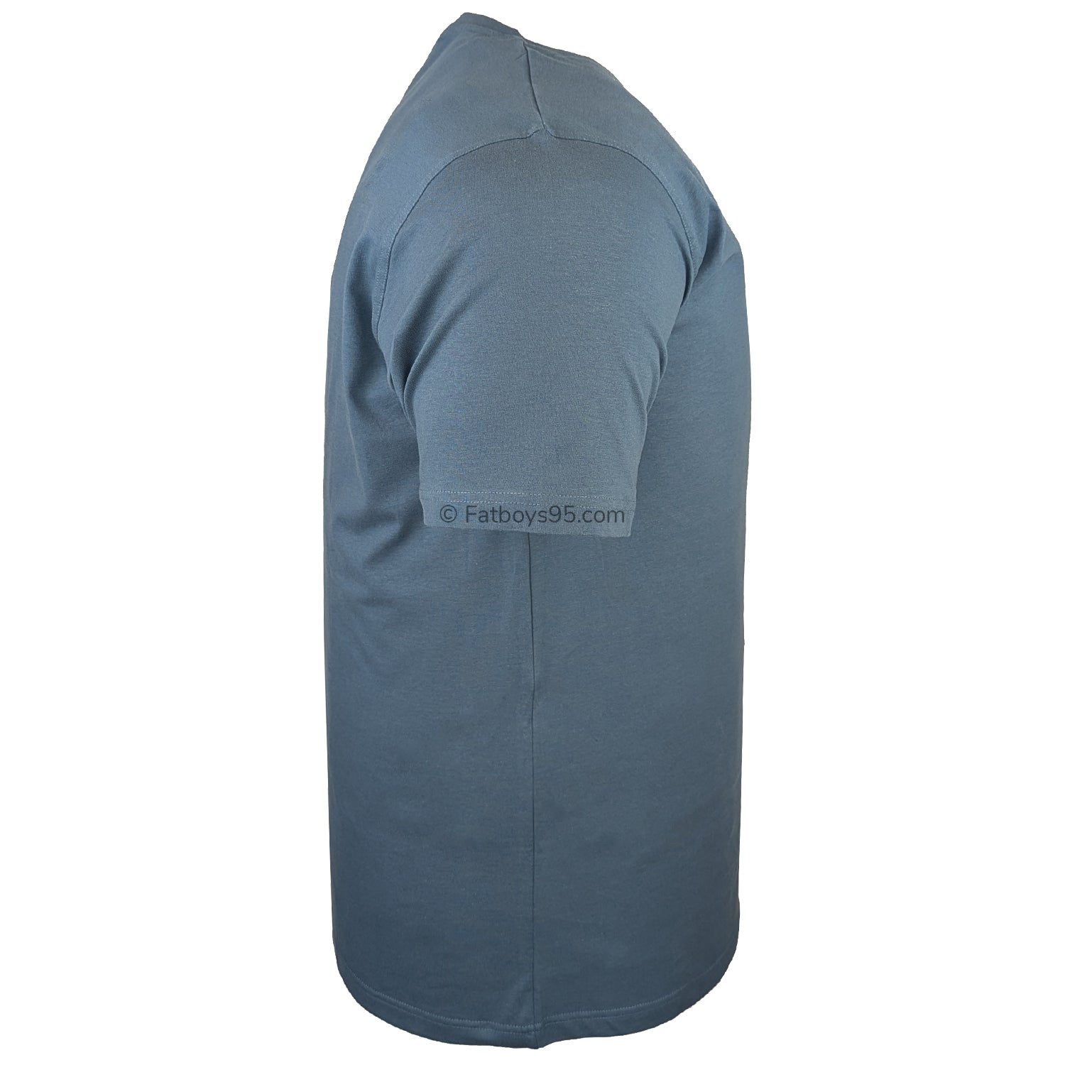 Espionage Plain Round Neck T-Shirt - T015 - Orion Blue 5