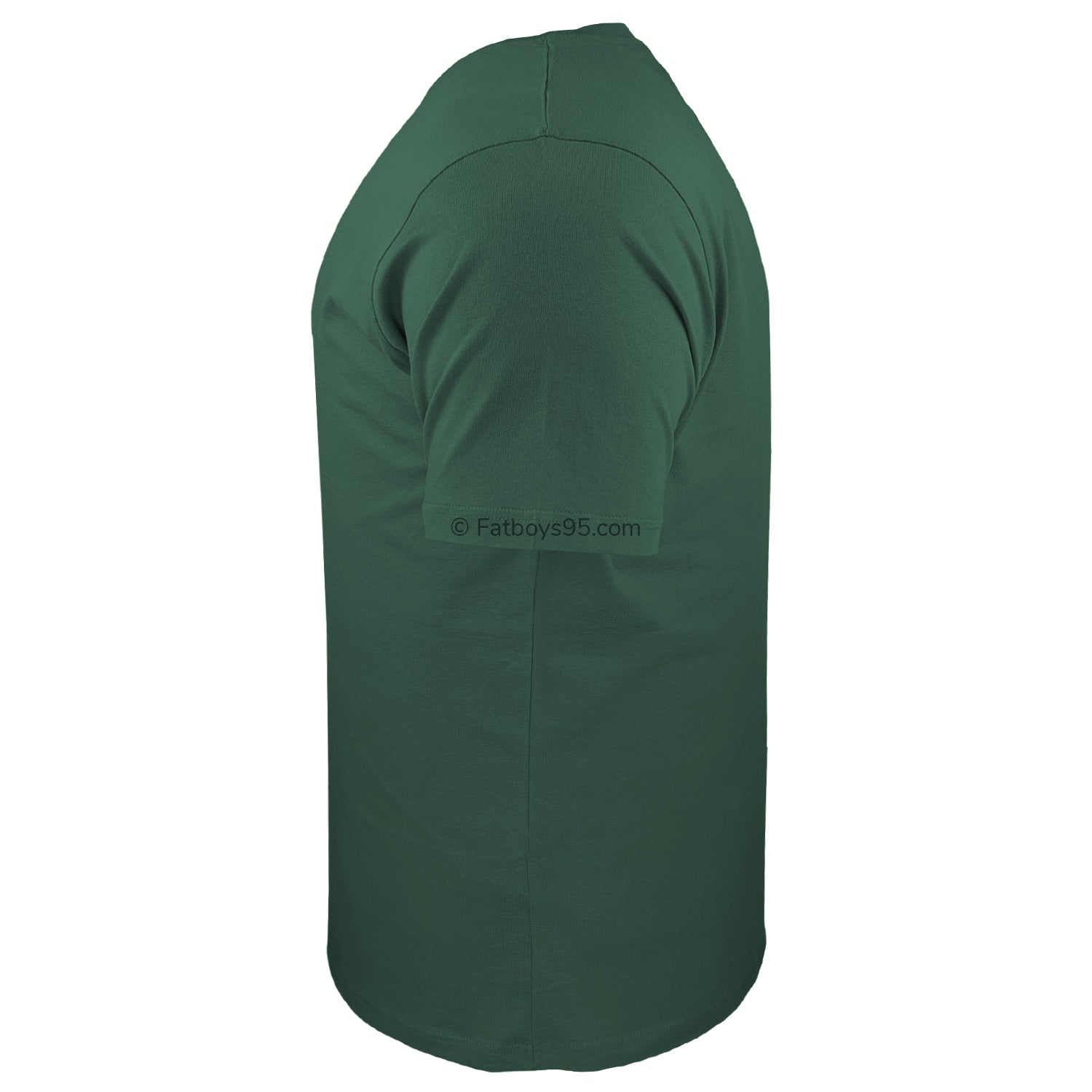 Espionage Plain Round Neck T-Shirt - T015 - Pine Green 4