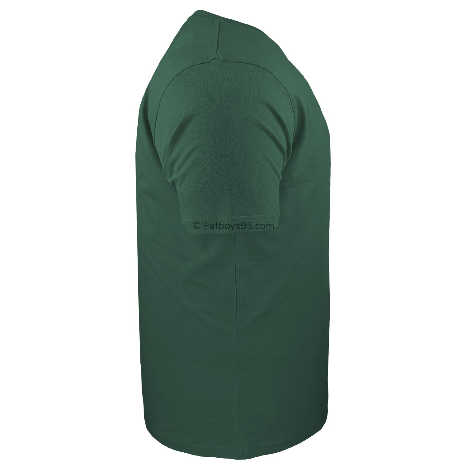 Espionage Plain Round Neck T-Shirt - T015 - Pine Green 5