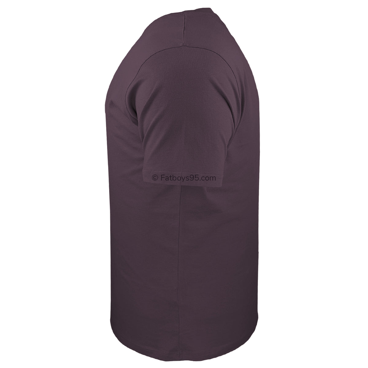 Espionage Plain Round Neck T-Shirt - T015 - Plum 4