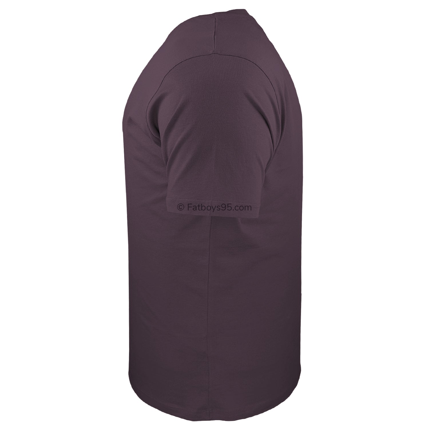 Espionage Plain Round Neck T-Shirt - T015 - Plum 4