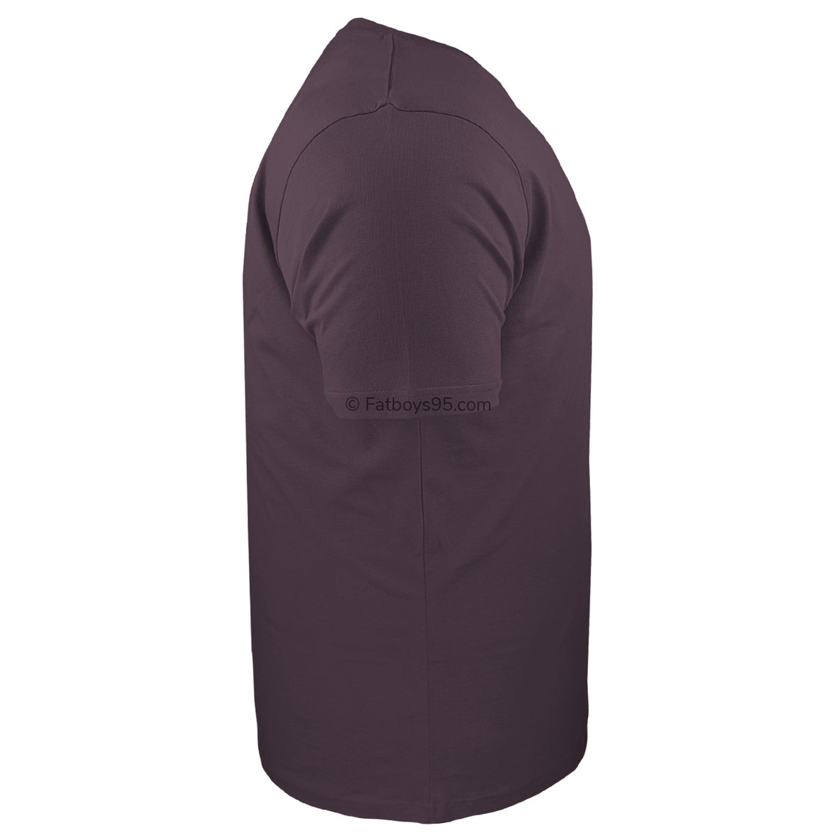 Espionage Plain Round Neck T-Shirt - T015 - Plum 5
